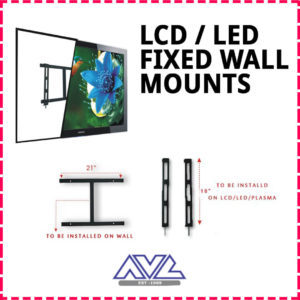 LCD Wall Mounts - Fixed